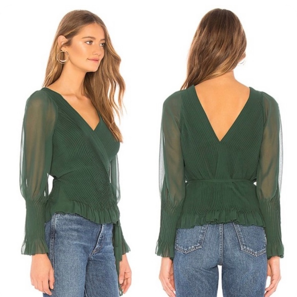 New with tags Joie pleated wrap top